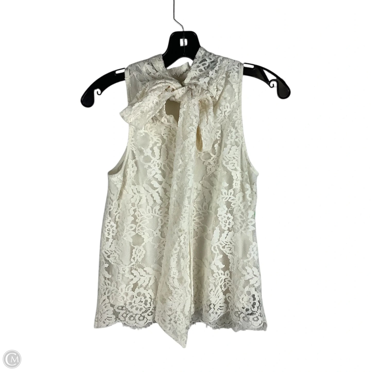 Top Sleeveless By Clothes Mentor In White, Size: Xs