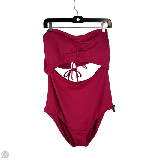 Swimsuit By Time And Tru In Pink, Size: Xl