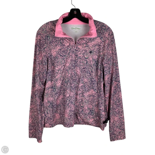 Top Long Sleeve Designer By Lilly Pulitzer In Pink, Size: L
