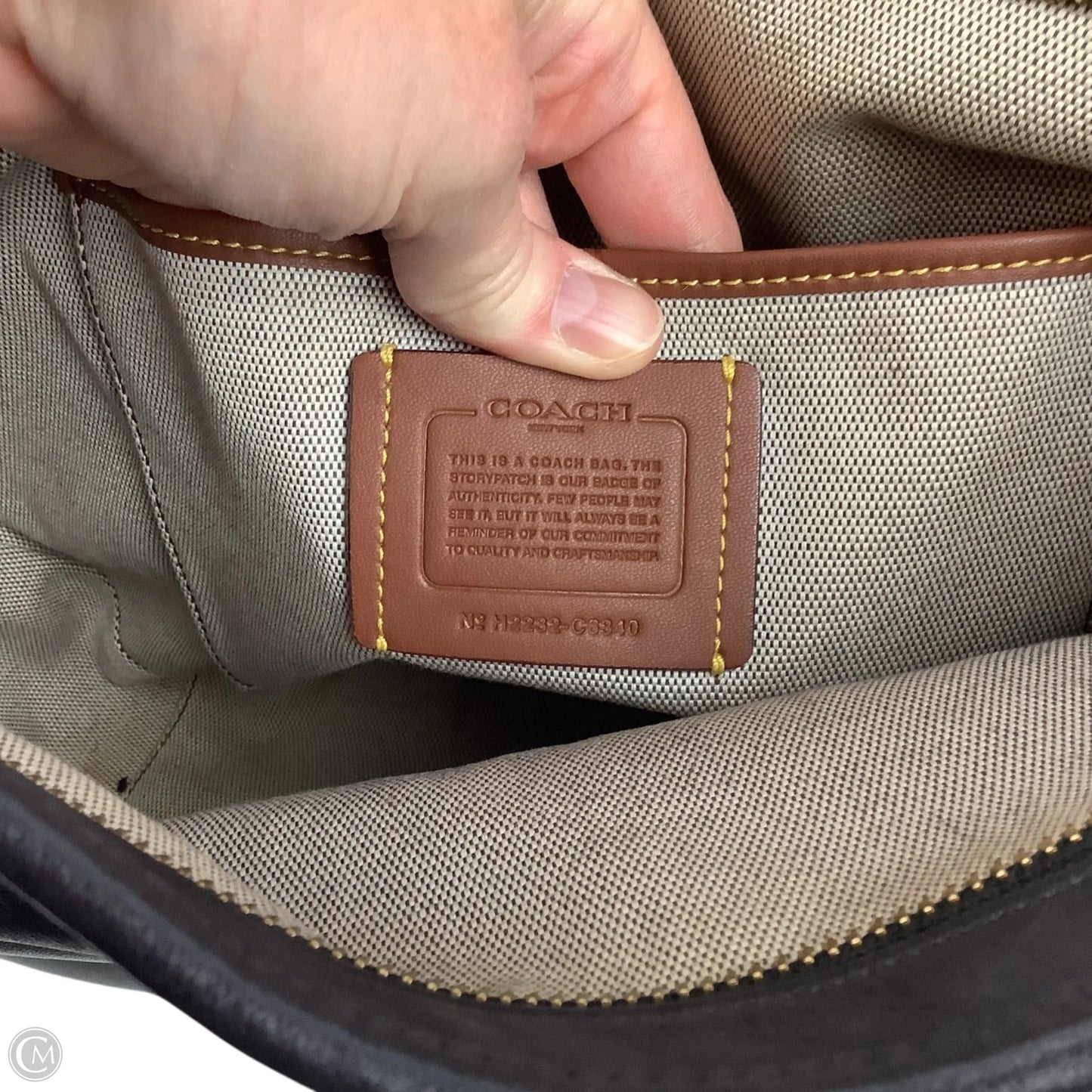 Handbag Designer By Coach, Size: Medium