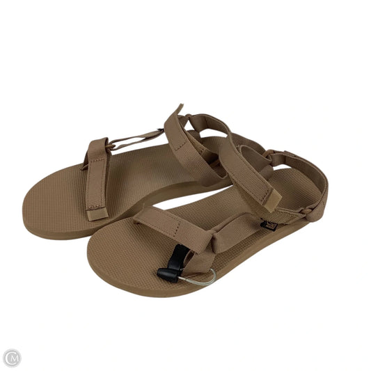 Sandals Flats By Teva In Tan, Size: 10