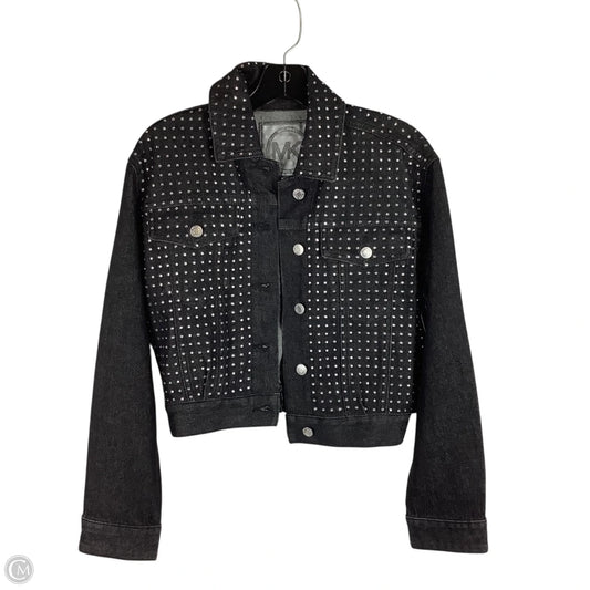 Jacket Denim By Michael By Michael Kors In Black Denim, Size: Xs