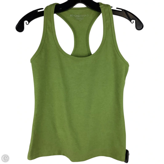 Athletic Tank Top By Beyond Yoga In Green, Size: S