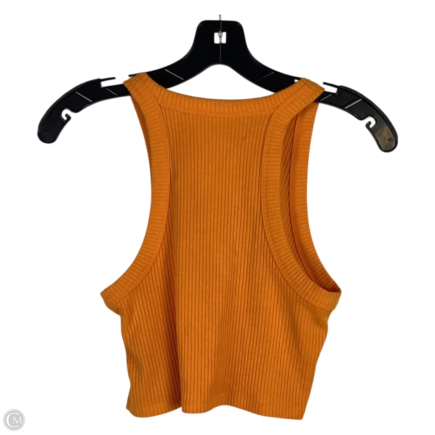 Top Sleeveless By Cmc In Orange, Size: L