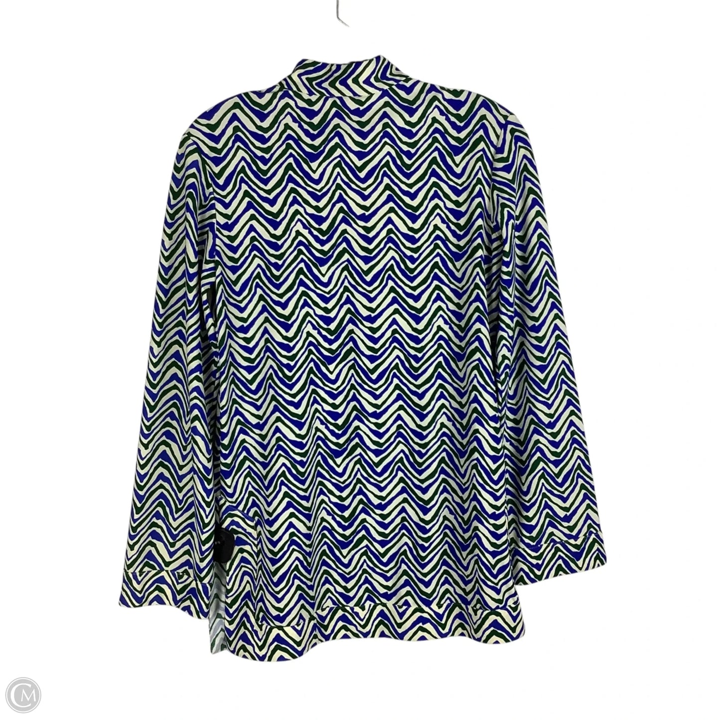 Top Long Sleeve By Jude Connally In Blue & Green, Size: S