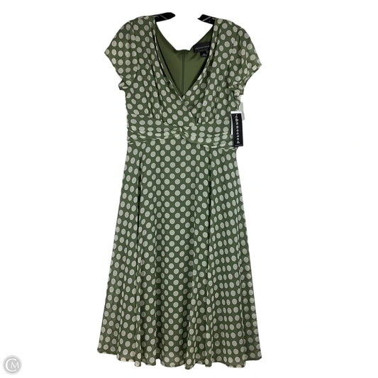 Dress Casual Midi By Connected Apparel In Green, Size: 12