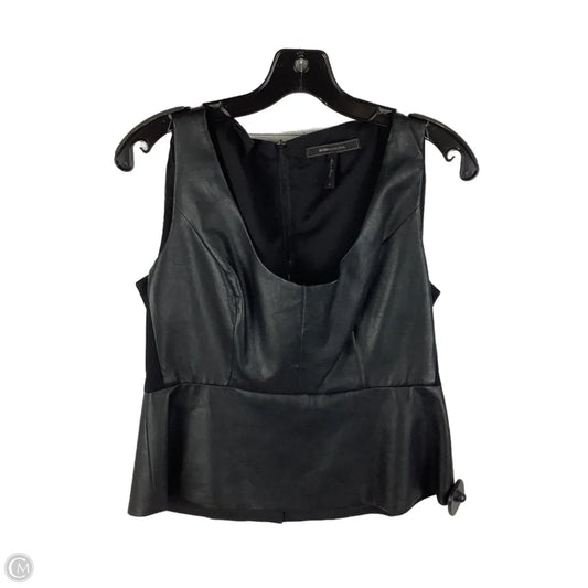Top Sleeveless By Bcbgmaxazria In Black, Size: M
