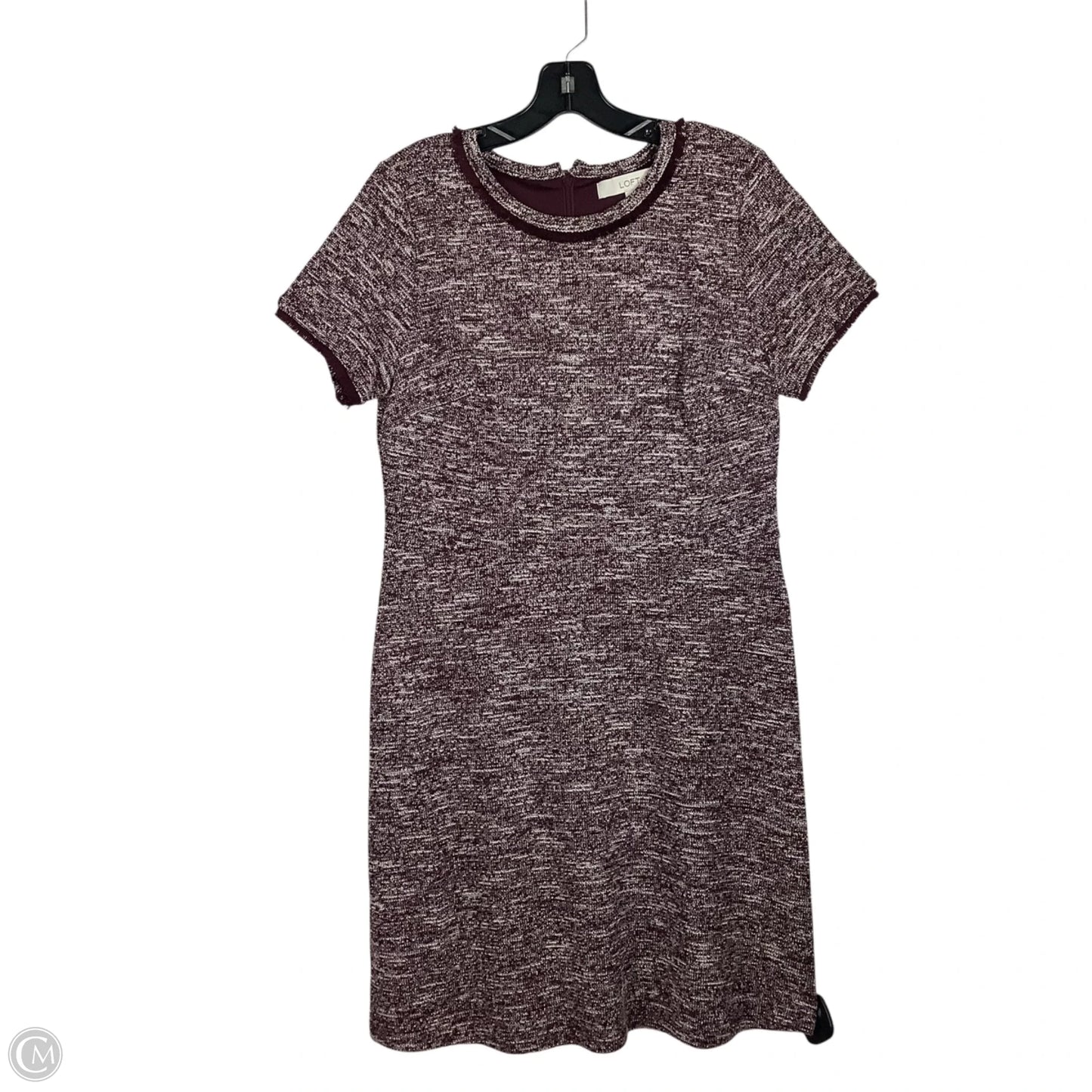 Dress Work By Loft In Red, Size: 8