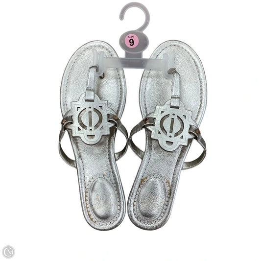 Sandals Flats By Crown And Ivy In Gold, Size: 9