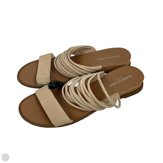 Sandals Flats By Kenneth Cole In Cream, Size: 9