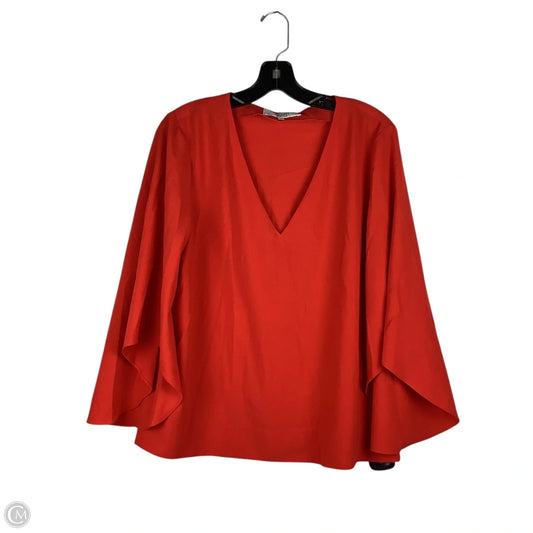 Top Long Sleeve By Crosby In Red, Size: L