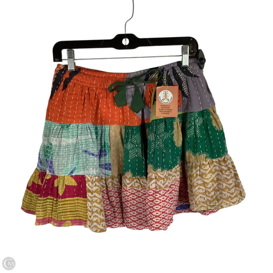 Skirt Mini & Short By Clothes Mentor In Multi-colored, Size: Osfm