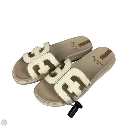 Sandals Flats By Sam Edelman In Cream, Size: 8.5