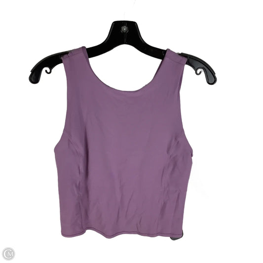 Athletic Tank Top By Lululemon In Purple, Size: 8