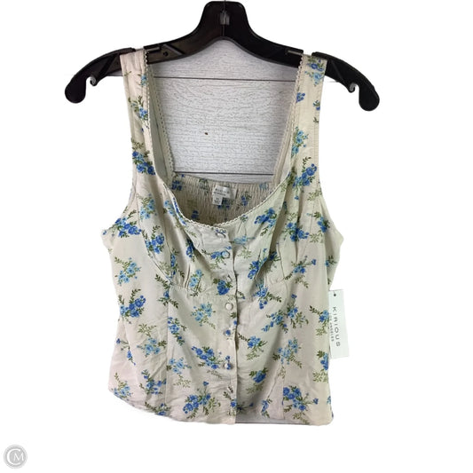 Top Sleeveless By Clothes Mentor In Floral Print, Size: Xl
