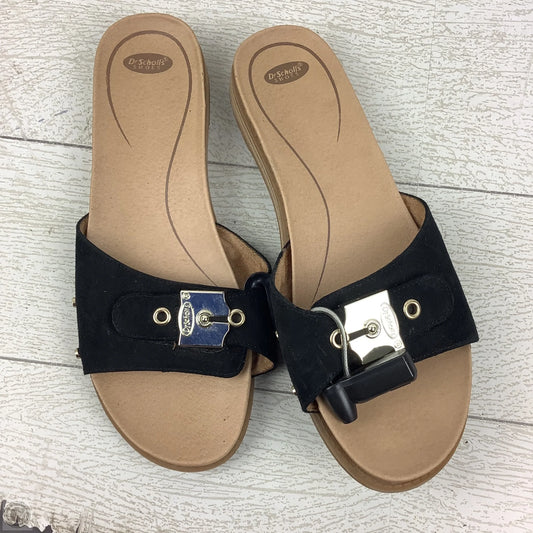 Sandals Flats By Dr Scholls In Black, Size: 8