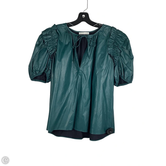 Top Short Sleeve By Karlie In Green, Size: L