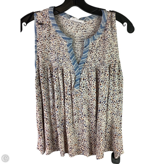 Top Sleeveless By Thml In Blue, Size: M