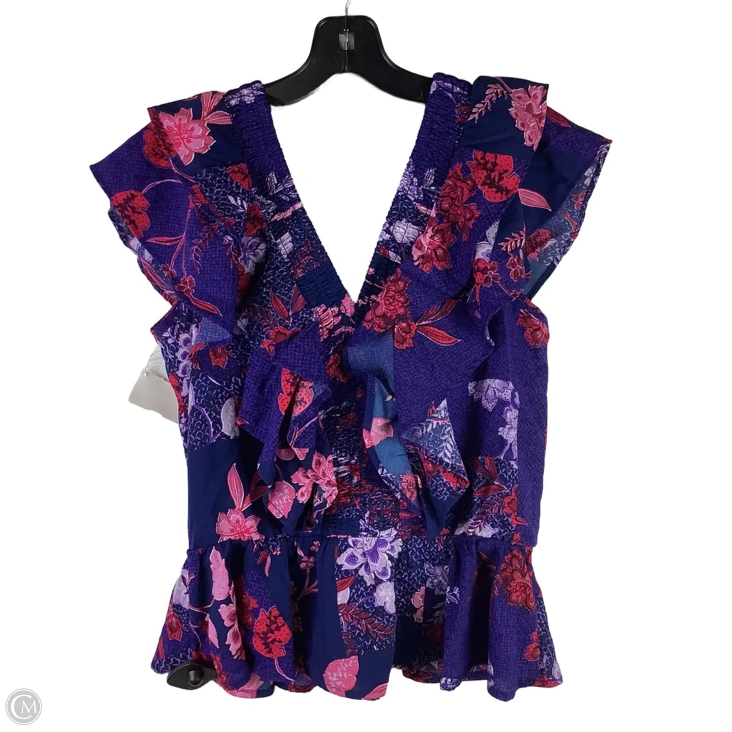 Top Short Sleeve By Sofia By Sofia Vergara In Floral Print, Size: Xs
