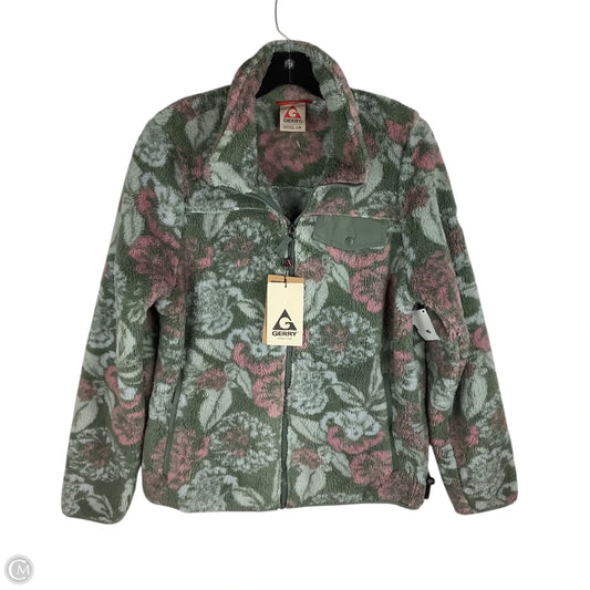 Jacket Faux Fur & Sherpa By Gerry In Green, Size: L