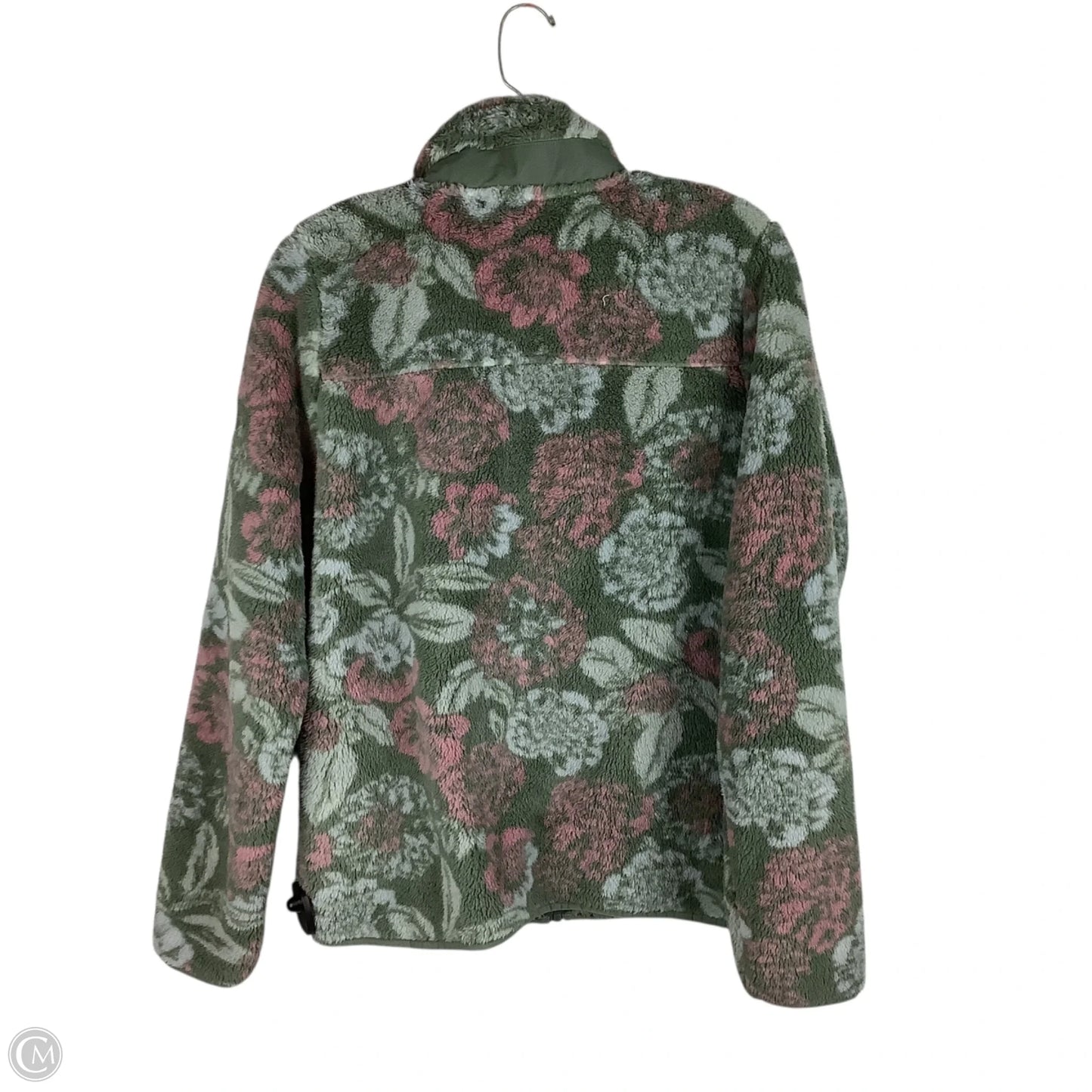 Jacket Faux Fur & Sherpa By Gerry In Green, Size: L