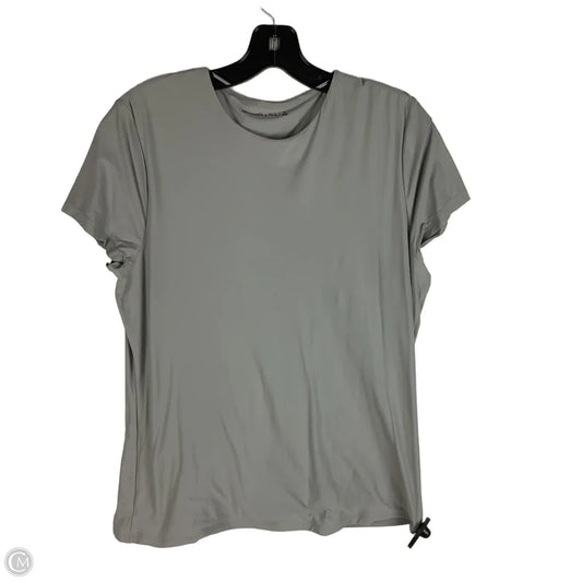 Top Short Sleeve By Abercrombie And Fitch In Grey, Size: Xl