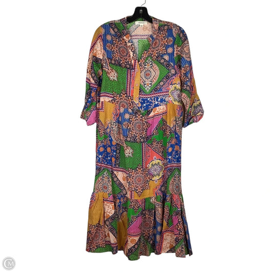 Dress Casual Maxi By Clothes Mentor In Multi-colored, Size: S