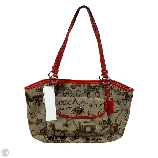 Handbag Designer By Coach, Size: Large