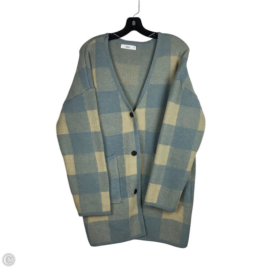 Sweater Cardigan By Clothes Mentor In Blue, Size: S