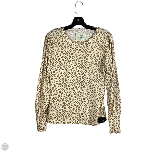 Top Long Sleeve By Grey State In Animal Print, Size: 2