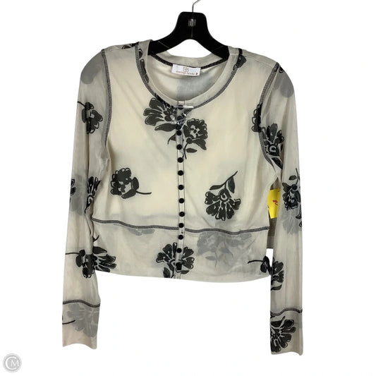 Top Long Sleeve By Clothes Mentor In Cream, Size: L