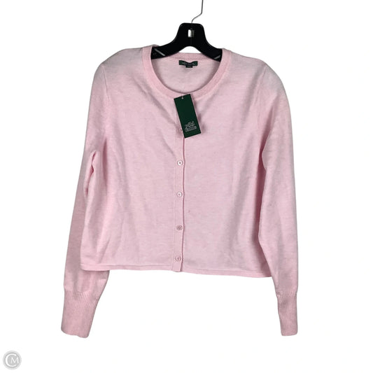Sweater Cardigan By Wild Fable In Pink, Size: L