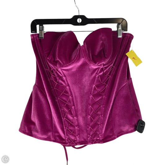 Top Sleeveless By Savage X Fenty In Purple, Size: Xl
