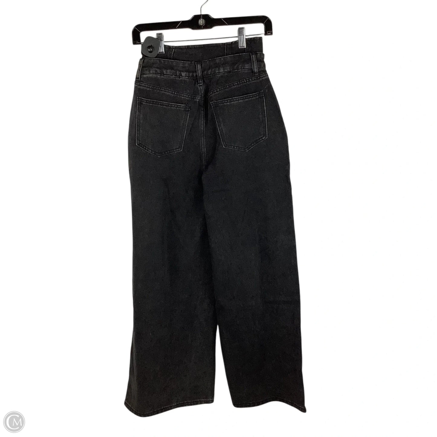 Pants Wide Leg By Cider In Black Denim, Size: Xs
