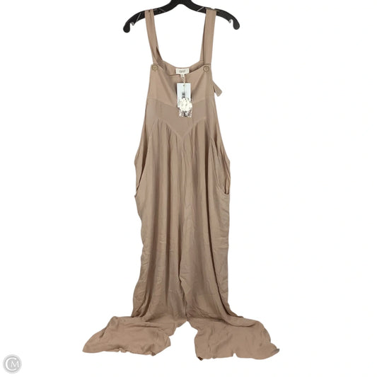 Jumpsuit By Oddi In Tan, Size: 3x