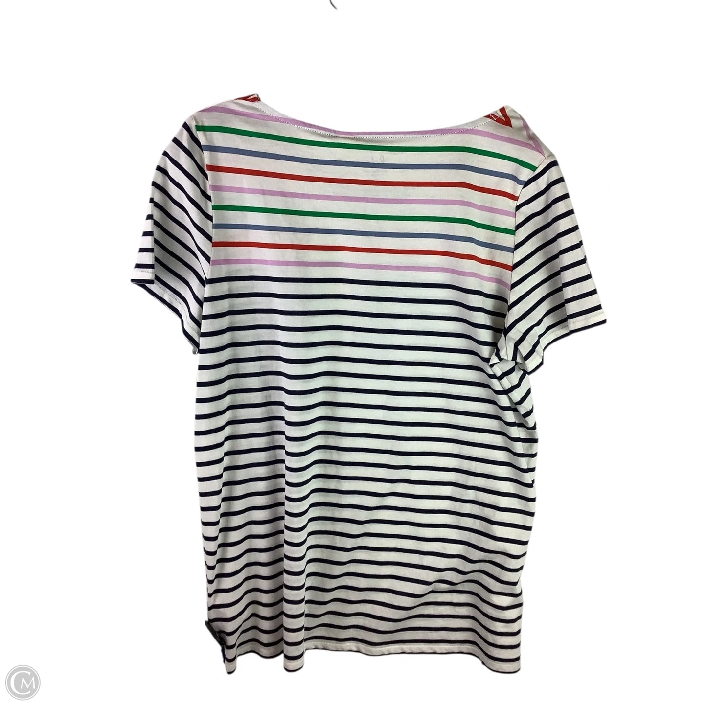 Top Short Sleeve Basic By Boden In Striped Pattern, Size: 3x (20/22)