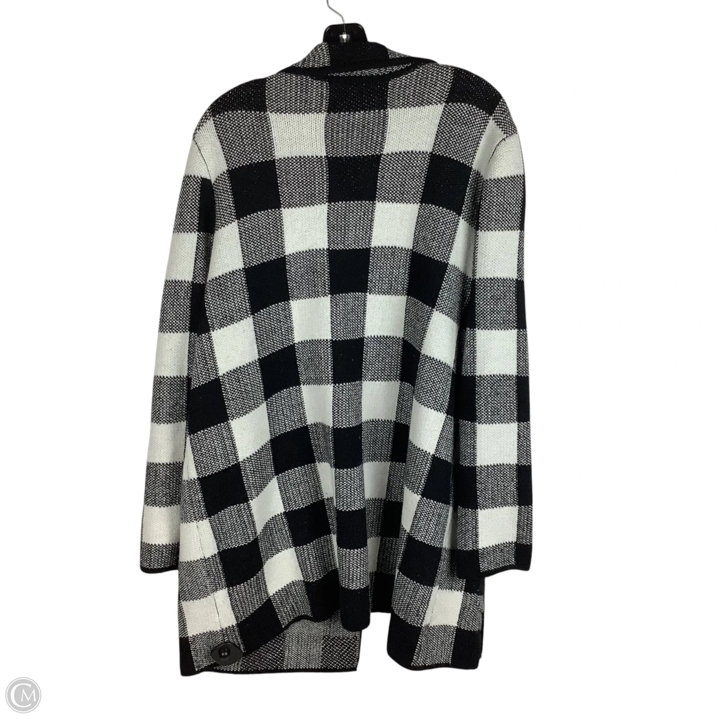 Sweater Cardigan By Talbots In Black, Size: 1x