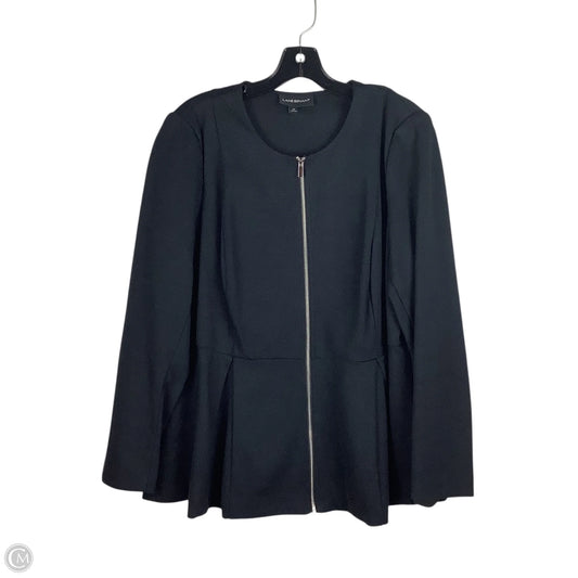 Top Long Sleeve By Lane Bryant In Black, Size: 18