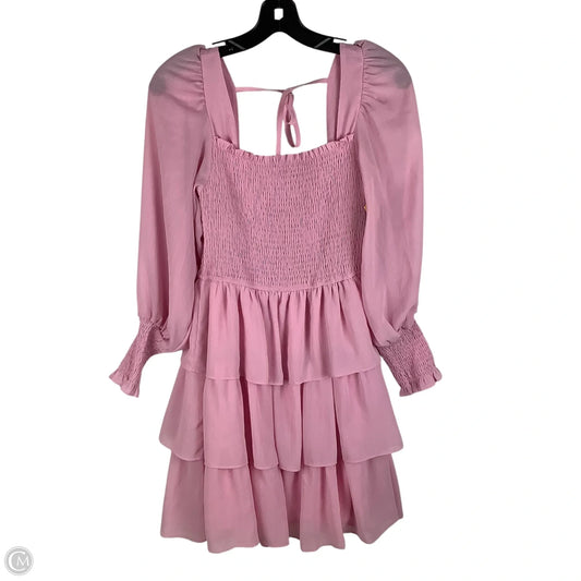 Dress Casual Short By Clothes Mentor In Pink, Size: S
