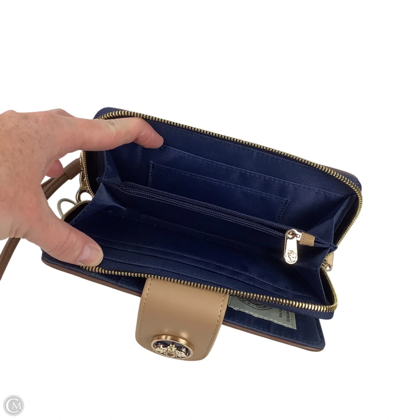 Wallet Leather By Spartina, Size: Medium