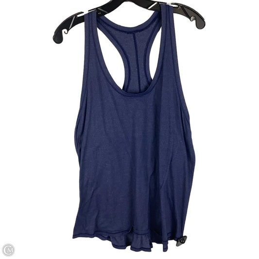 Athletic Tank Top By Lululemon In Blue, Estimated Size 10