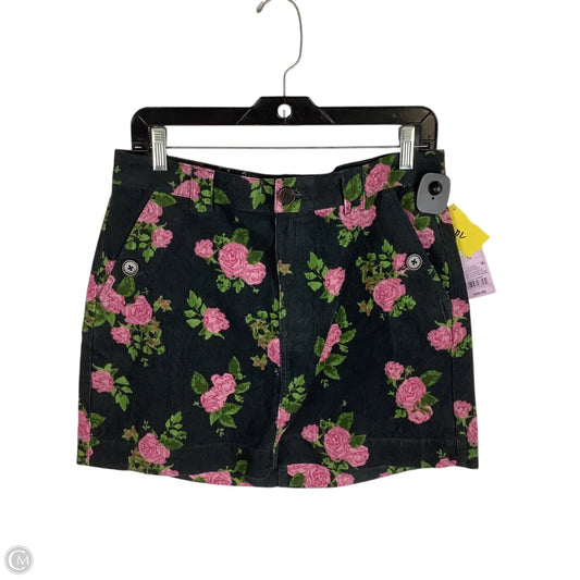 Skirt Mini & Short By Wild Fable In Floral Print, Size: 10