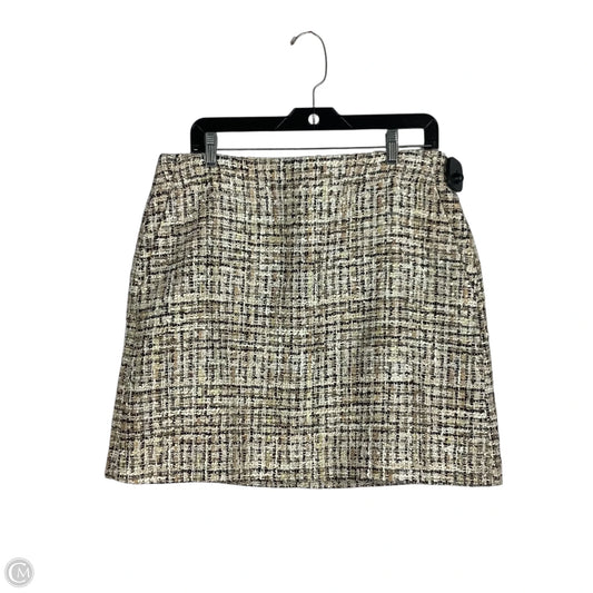 Skirt Mini & Short By Loft In Cream, Size: 12