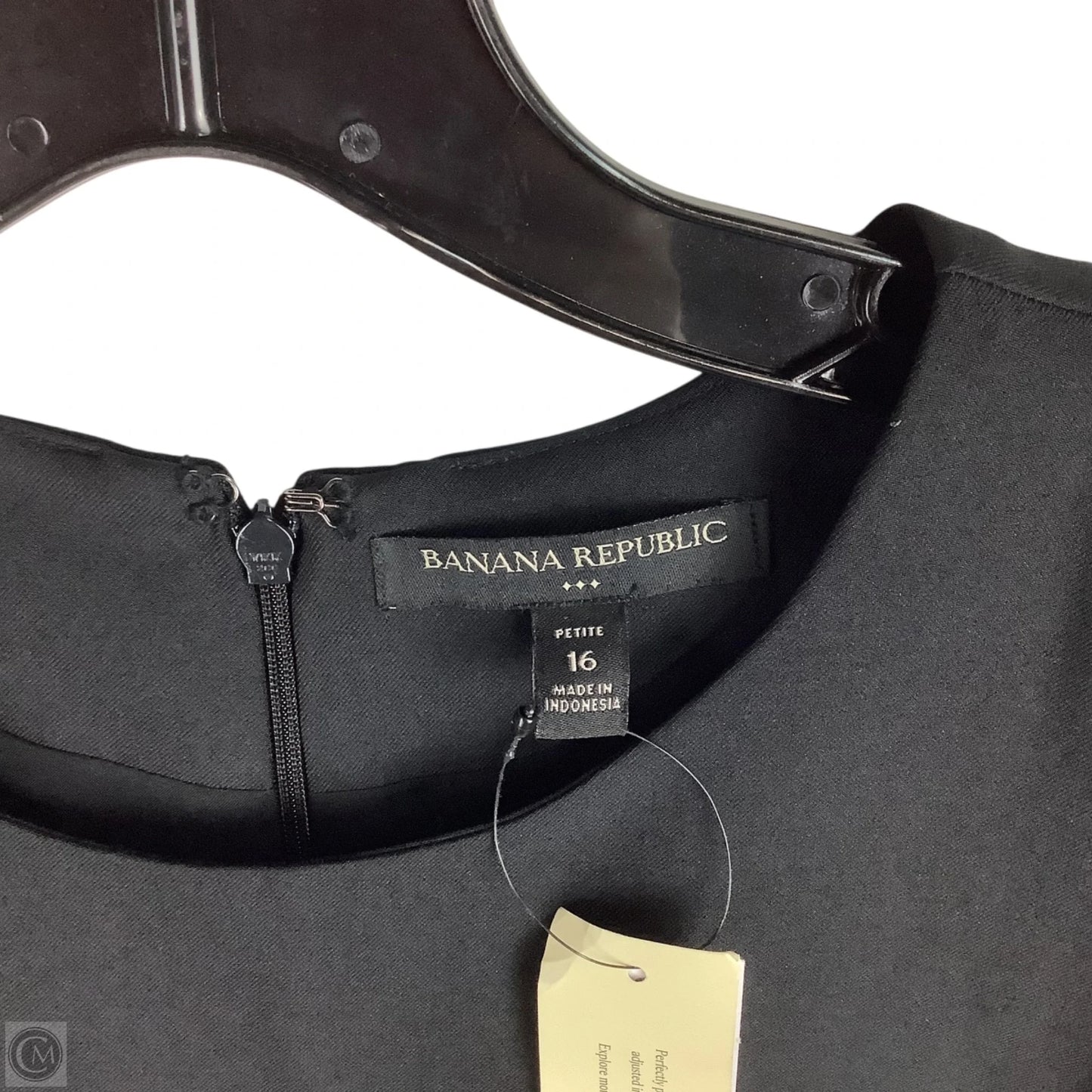 Dress Work By Banana Republic In Black, Size: 16 petite