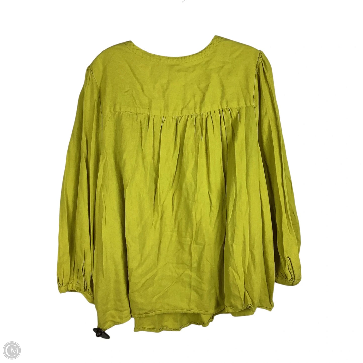 Top Long Sleeve By Who What Wear In Green, Size: 3x