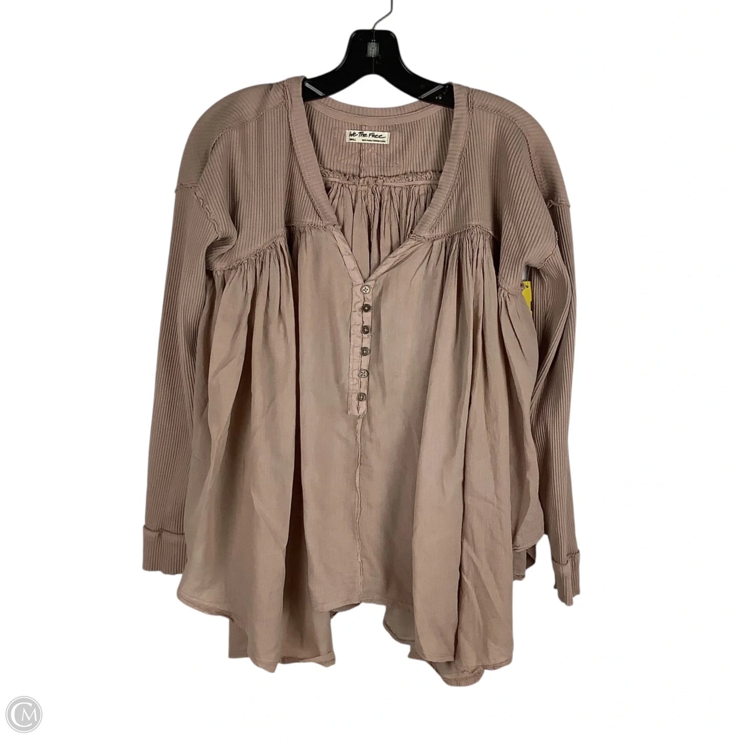 Top Long Sleeve By We The Free In Brown, Size: S