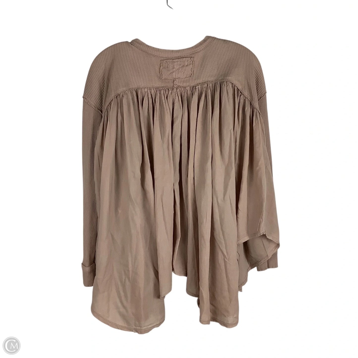 Top Long Sleeve By We The Free In Brown, Size: S