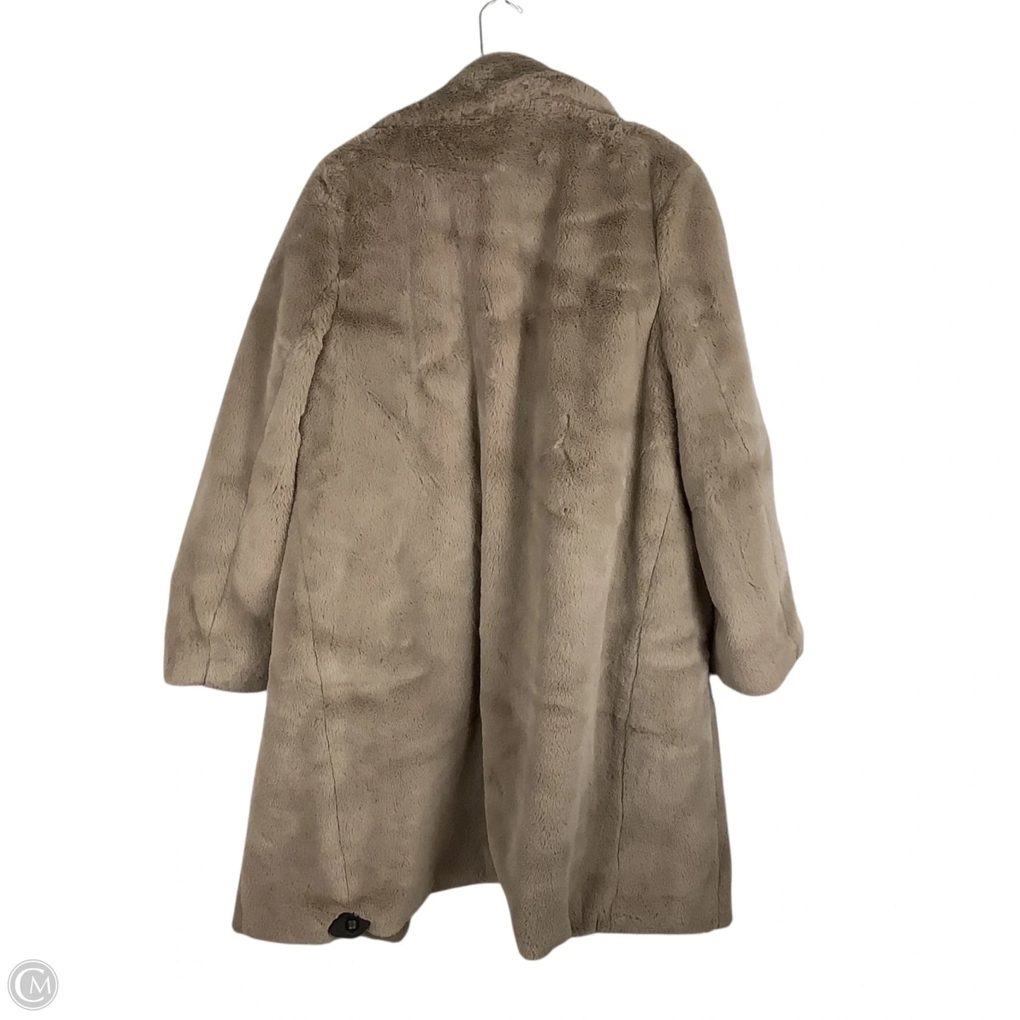 Coat Faux Fur & Sherpa By Bagatelle In Brown, Size: L