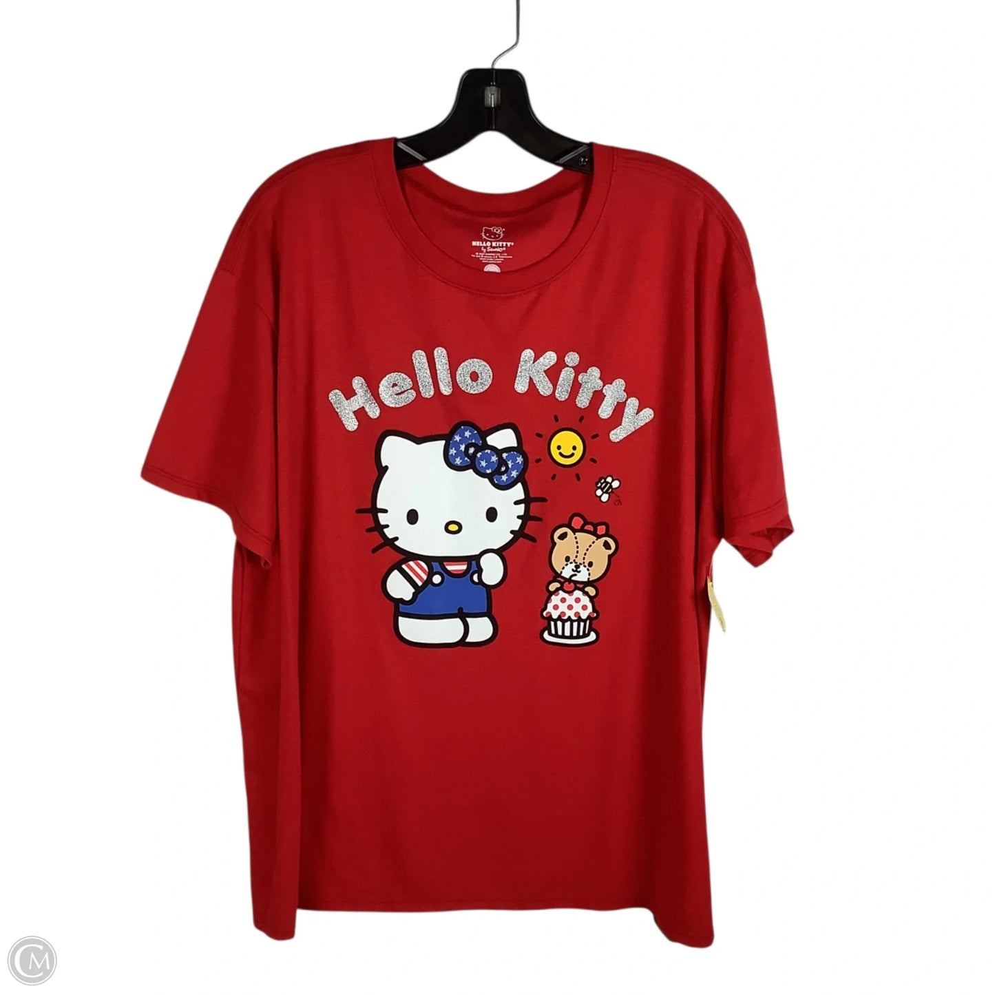 Top Short Sleeve By Clothes Mentor In Red, Size: Xl