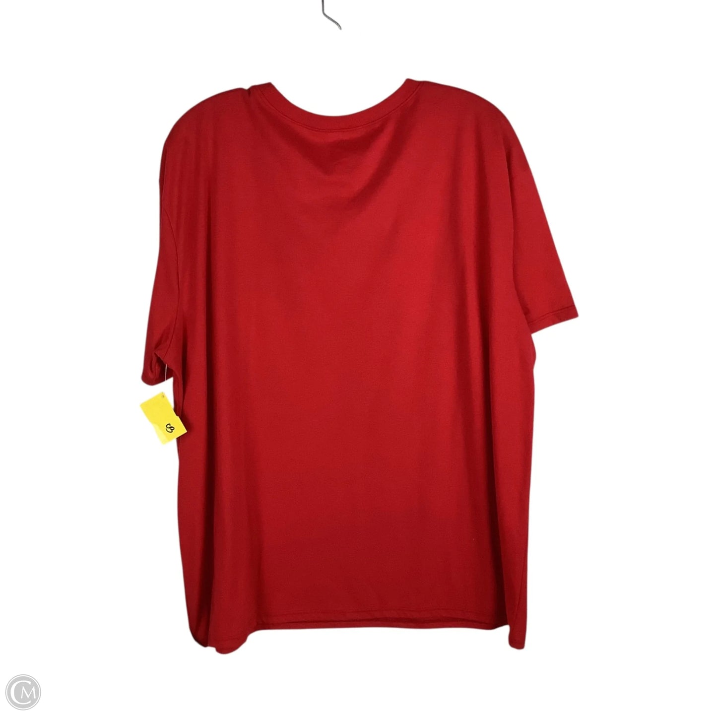 Top Short Sleeve By Clothes Mentor In Red, Size: Xl